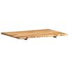vidaXL Table Top Solid Acacia Wood 80x(50-60)x2.5 cm