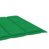 vidaXL Garden Sun Lounger with Cushion Solid Acacia Wood