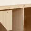vidaXL Chicken Laying Nest 2 Compartments 63x40x45 cm Solid Pine Wood