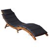 vidaXL Sun Loungers with Cushions 2 pcs Dark Grey Solid Wood Acacia