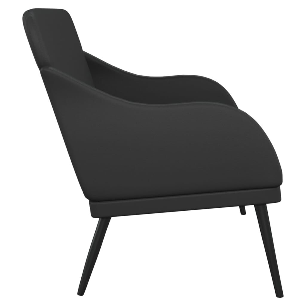 vidaXL Bench Black 110x76x80 cm Faux Leather