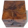 vidaXL Stool Solid Teak Wood