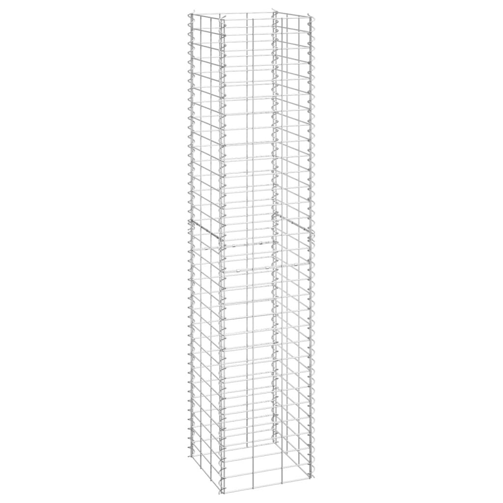 vidaXL Gabion Raised Beds 3 pcs 30x30x150 cm Iron