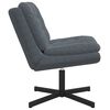 vidaXL Swivel Relaxing Chair Manual Dark grey 63 x 75 x 76 cm Velvet