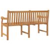 vidaXL Garden Bench 150 cm Solid Teak Wood