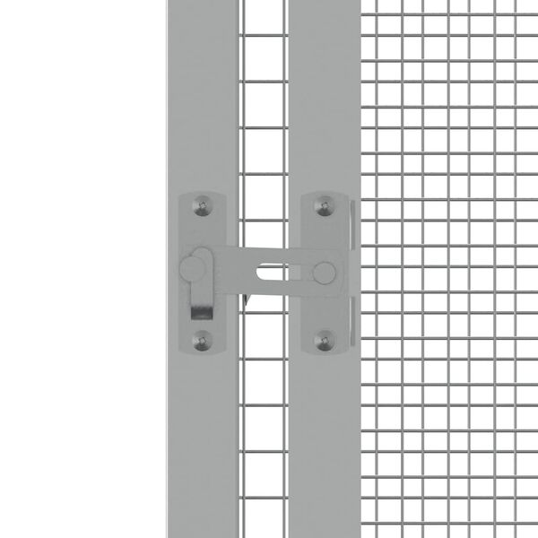 vidaXL Bird Cage Anthracite 302.5x324.5x211.5 cm Galvanised Steel