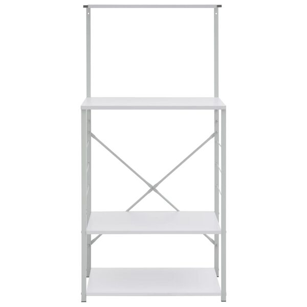 vidaXL Microwave Cabinet White 60x39.6x123 cm Engineered Wood