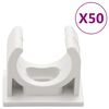 vidaXL Cable Trunkings with Clips &Oslash;20 mm 30 m PVC
