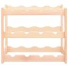 vidaXL Wine Rack for 12 Bottles Pinewood