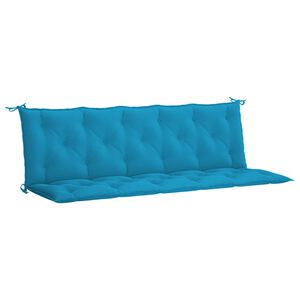 vidaXL Garden Bench Cushion Light Blue 180x(50+50)x7cm Oxford Fabric