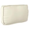 vidaXL Pallet Cushion Set 2 pcs Cream Oxford Fabric