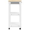 vidaXL Kitchen Trolley MONZA 84x40x90 cm Solid Wood Pine