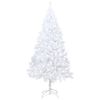 vidaXL Artificial Pre-lit Christmas Tree with Thick Branches White 120 cm