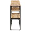 vidaXL Sideboard 150x30x75 cm Rough Mango Wood
