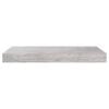 vidaXL Floating Wall Shelves 2 pcs Concrete Grey 50x23x3.8 cm MDF