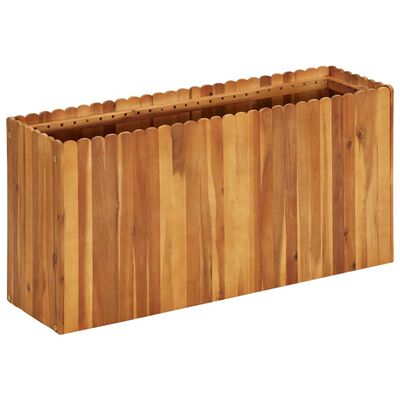 vidaXL Garden Raised Bed 100x30x50 cm Solid Acacia Wood