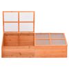 vidaXL Greenhouse Wood 180x57x62 cm