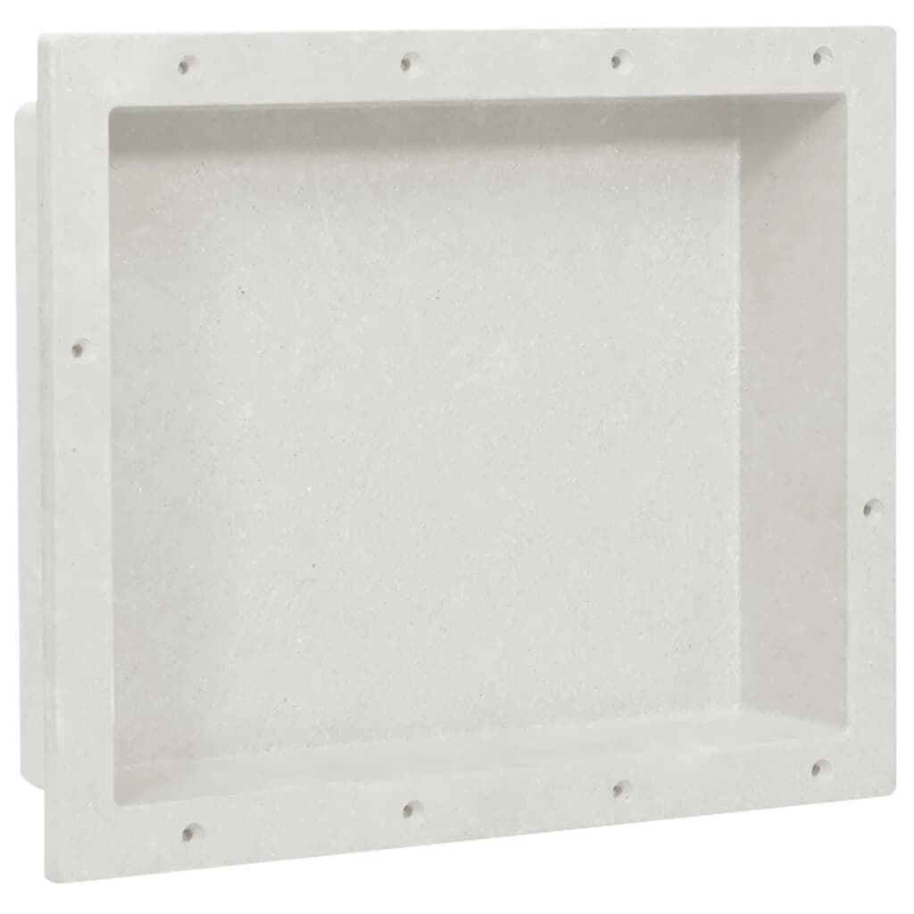 vidaXL Shower Niche Matt White 41x51x10 cm