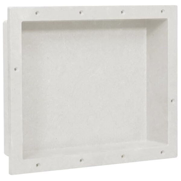 vidaXL Shower Niche Matt White 41x51x10 cm