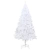 vidaXL Artificial Pre-lit Christmas Tree with Thick Branches White 240 cm