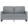vidaXL 2-Seater Sofa Light Grey 120 cm Fabric