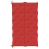 vidaXL Garden Bench Cushion Red 180x(50+50)x7cm Oxford Fabric