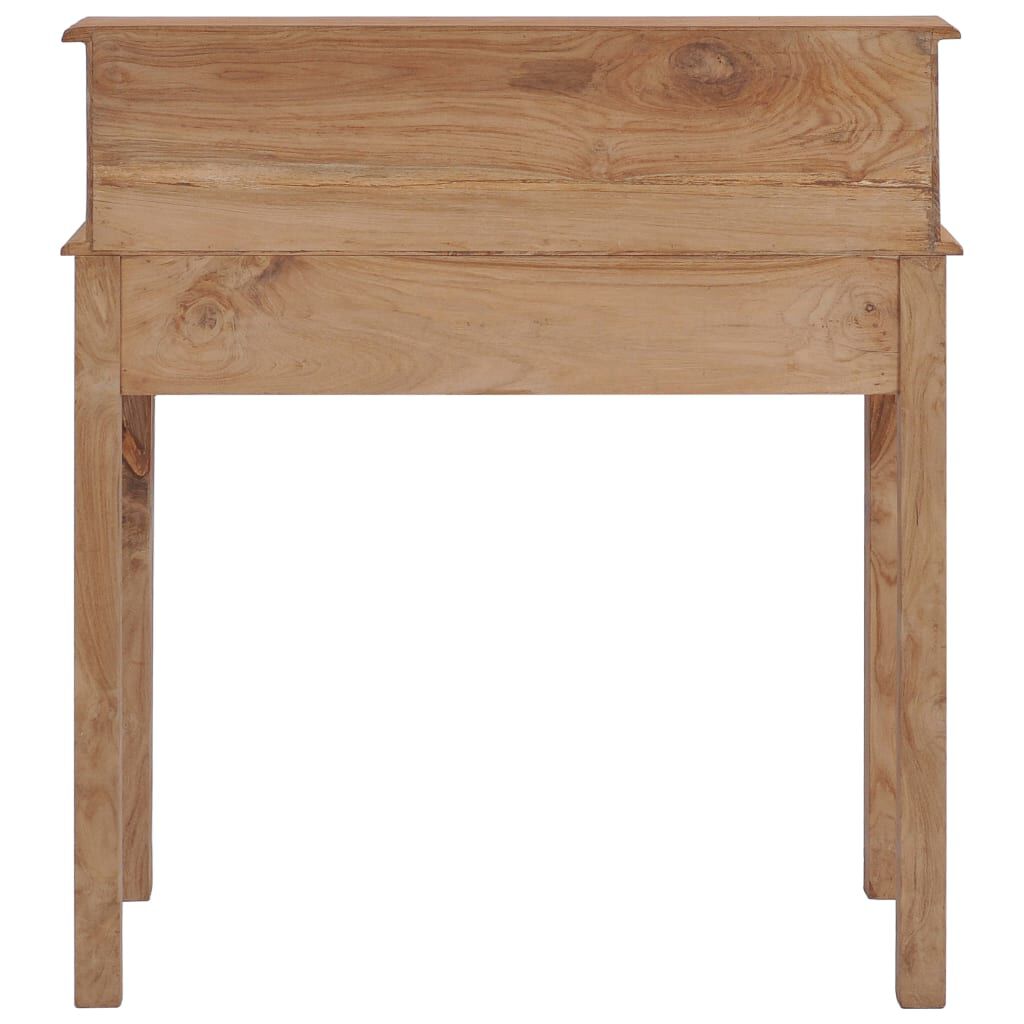 vidaXL Desk 90x50x100 cm Solid Teak Wood