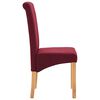 vidaXL Dining Chairs 4 pcs Red Fabric