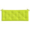 vidaXL Garden Bench Cushions 2pcs Bright Green 120x50x7cm Oxford Fabric