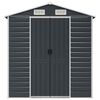 vidaXL Garden Shed Anthracite 191x470x198 cm Galvanised Steel