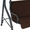 vidaXL Garden Swing Bench Coffee 170x110x153 cm