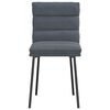 vidaXL Dining Chairs 6 pcs Dark Grey Velvet