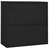 vidaXL Office Cabinet with Sliding Door Anthracite 90x40x90 cm Steel