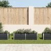 vidaXL Garden Raised Bed Anthracite 160x40x45 cm Galvanised Steel