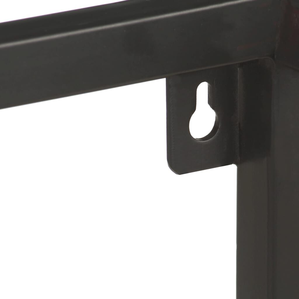 vidaXL Wall Shelf 60x20x60 cm Rough Mango Wood