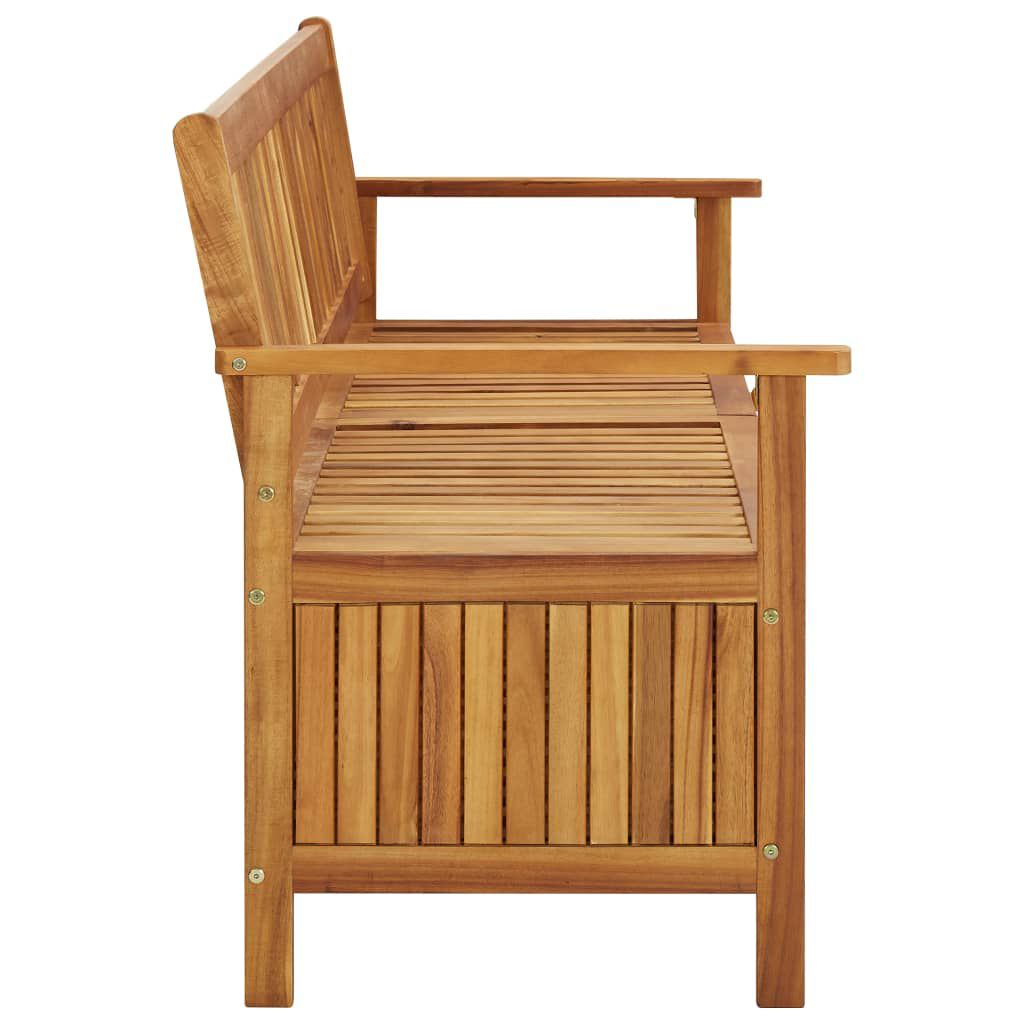 vidaXL Garden Storage Bench 170 cm Solid Acacia Wood