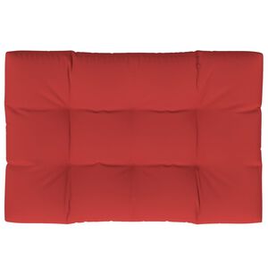 vidaXL Pallet Cushion Red 120x80x12 cm Fabric
