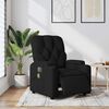vidaXL Electric Massage Recliner Chair Black Fabric
