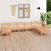 vidaXL 8 Piece Garden Lounge Set Solid Wood Pine