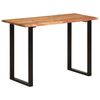 vidaXL Dining Table 110x50x76 cm Solid Wood Acacia