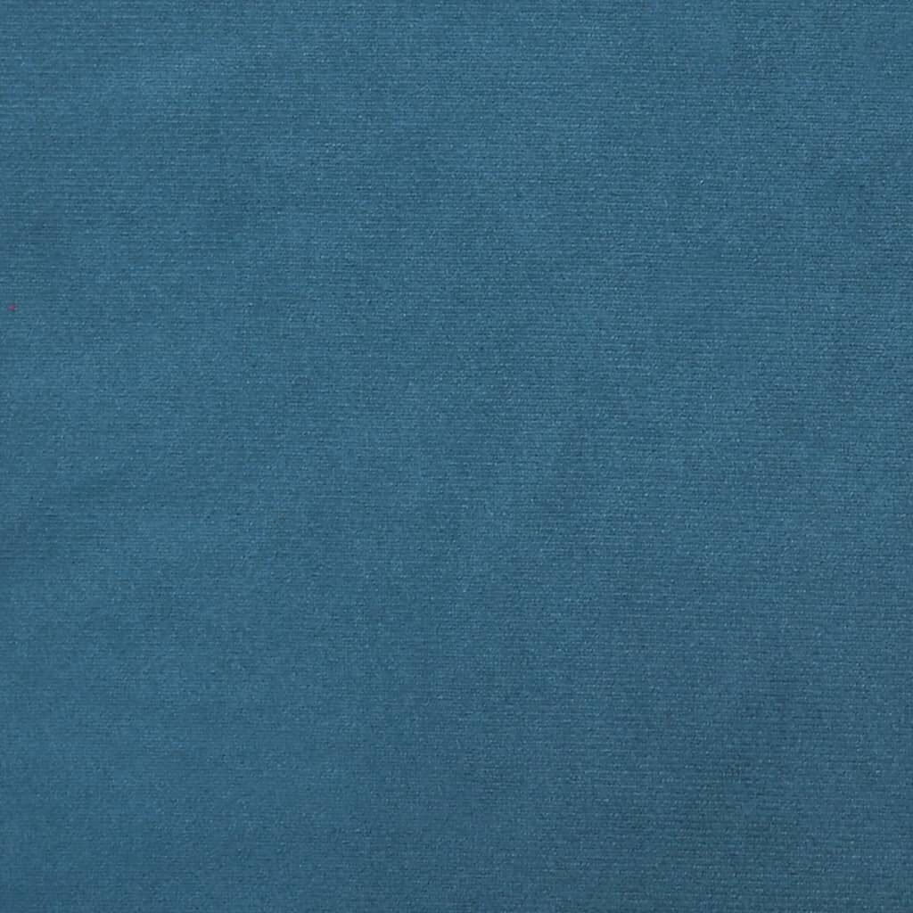vidaXL Slipper Chair Blue Velvet