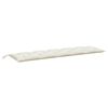 vidaXL Garden Bench Cushion Melange Cream 180x50x7 cm Fabric