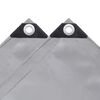 vidaXL Tarpaulin 650 g/m² 4x4 m Grey