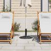 vidaXL Umbrella Base Black 48x48x33 cm Cast Iron