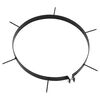 vidaXL Lawn Aerator Clamps 5 pcs with Spikes Ø 30 cm Iron