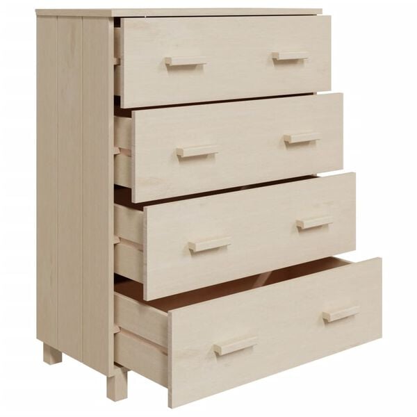 vidaXL Sideboard HAMAR Honey Brown 79x40x103.5 cm Solid Wood Pine