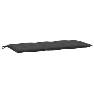 vidaXL Garden Bench Cushion Melange Anthracite 120x50x7 cm Fabric