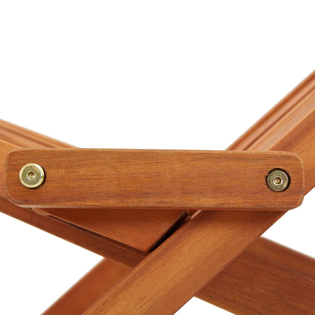 vidaXL Folding Outdoor Lounge Chair Solid Acacia Wood