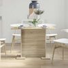 vidaXL Dining Table Sonoma Oak 110x60x75 cm Engineered Wood