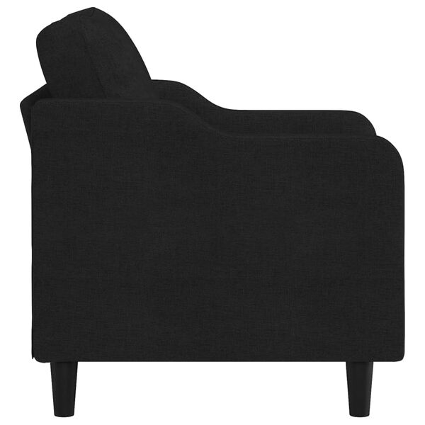 vidaXL Sofa Chair Black 60 cm Fabric